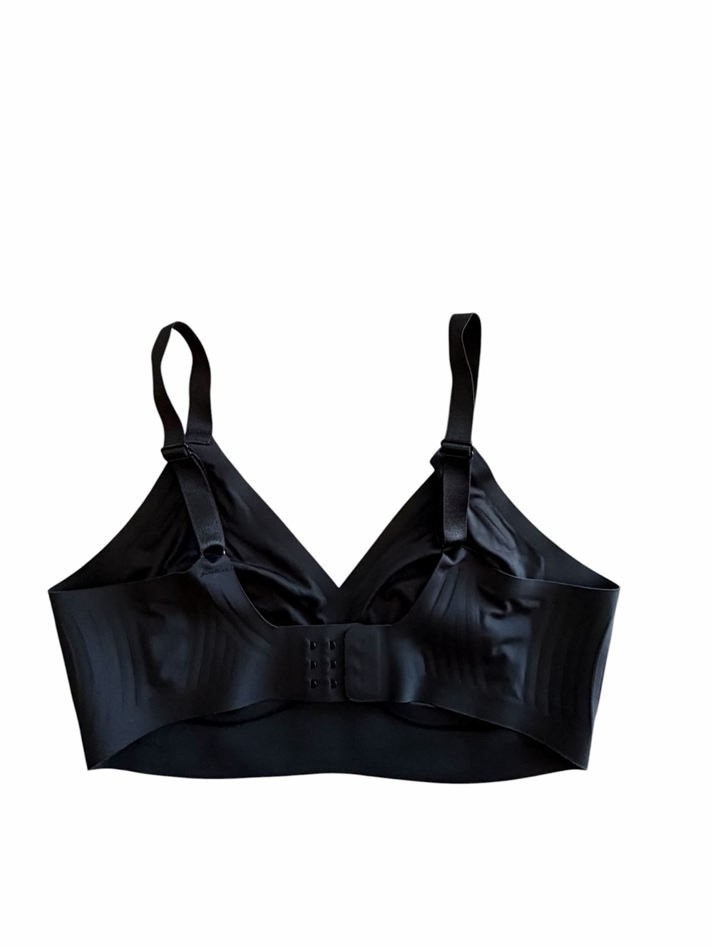 EBY Relief Bra Black Seamless Wireless Molded Adjustable Stretch Size MD - Picture 6 of 6